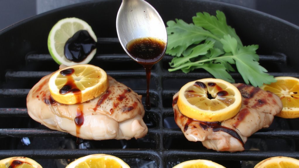 acid enhances grilling complexity