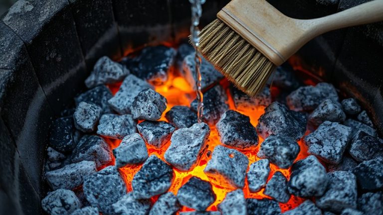 ash buildup reduces heat efficiency