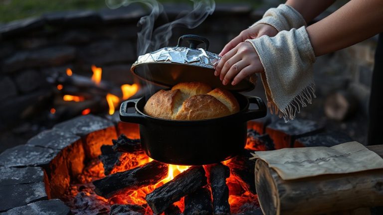 baking bread with dutch oven