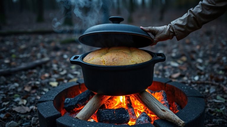 baking cornbread in dutch oven