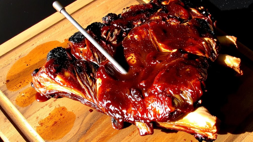 balanced molasses glaze for ribs