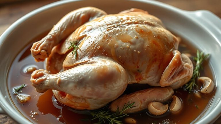 beer brined chicken with herbs