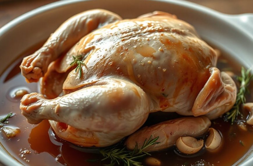 beer brined chicken with herbs