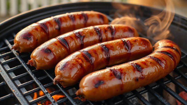 best barbecue sausages grilled
