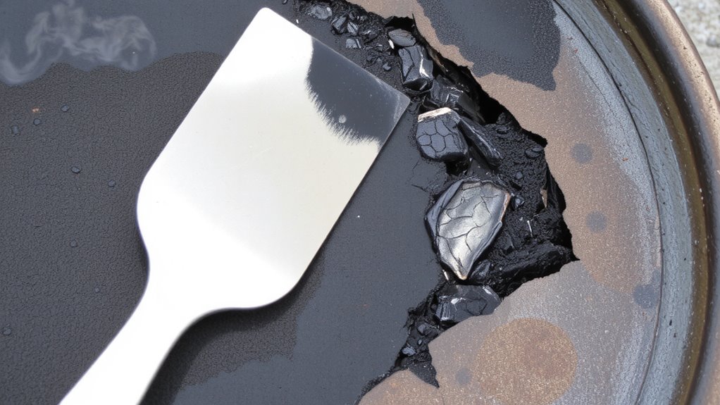 black residue functional patina