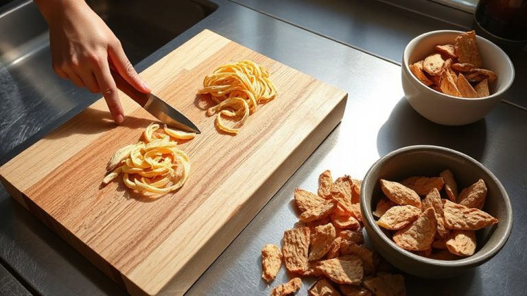 butcher blocks ensure uniform chips