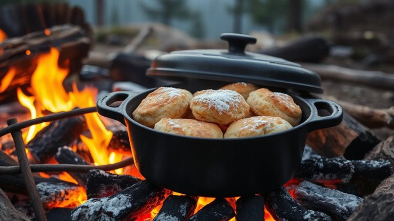 campfire biscuits with precision