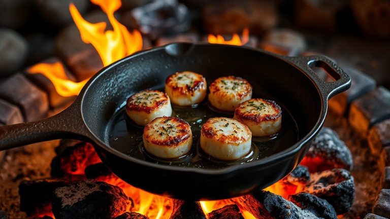 cast iron over open fire