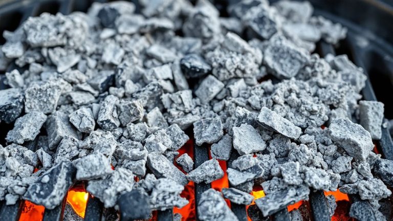 charcoal ash impact on heat and flavor