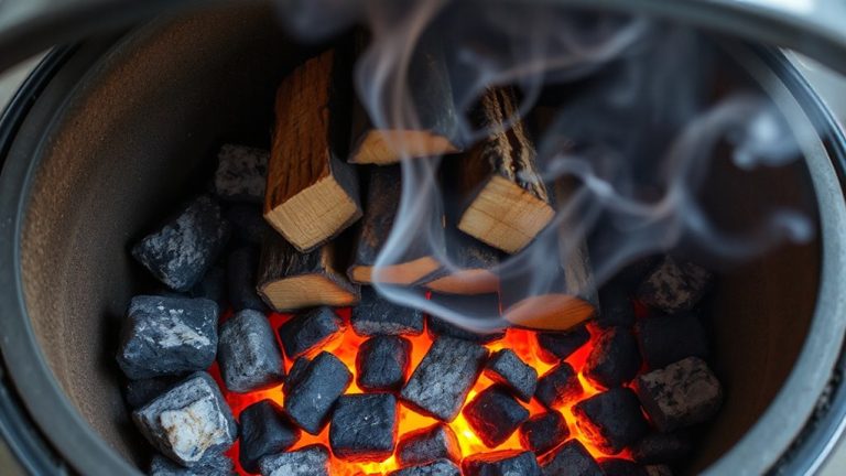 charcoal wood layering technique