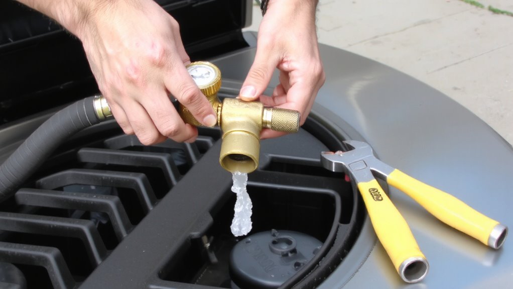 check for gas leaks
