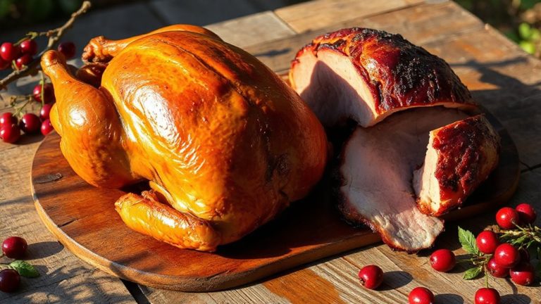 cherry wood smoked turkey ham