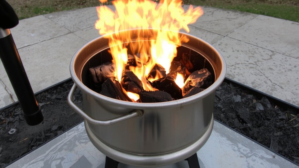 chimney starter lighting method