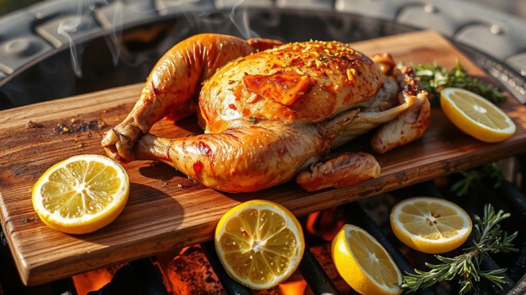 citrus wood enhances chicken flavor