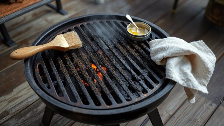 clean grill thoroughly after use