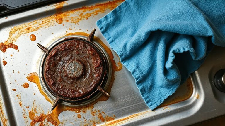 clean immediately with soapy water
