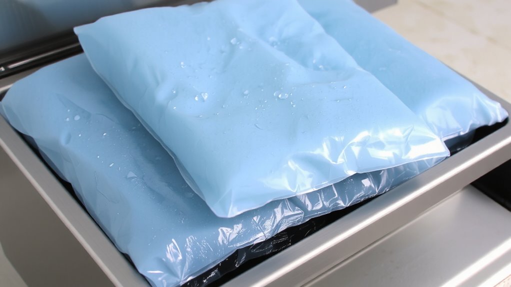 cold durable high thermal mass ice packs