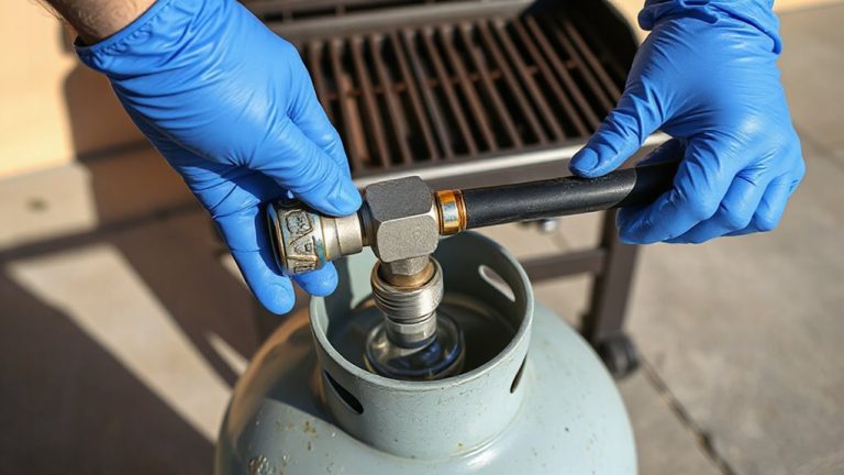connect hose regulator tank