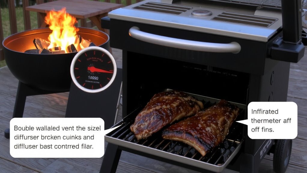 control heat add smoke