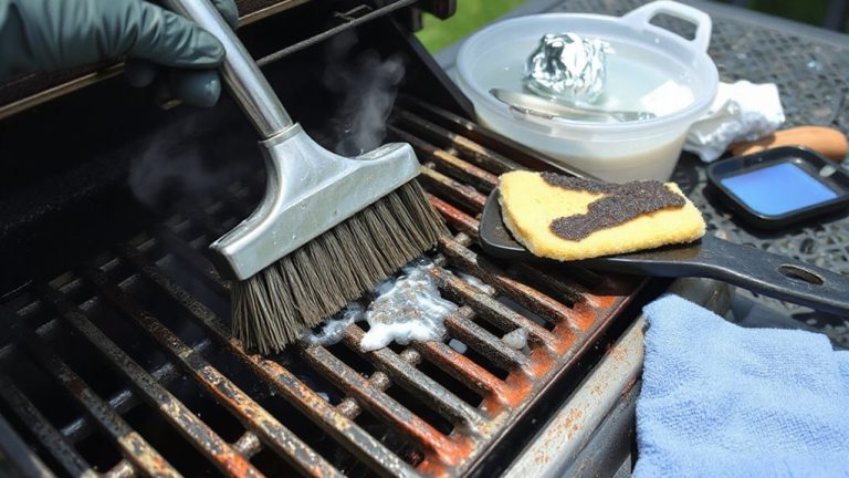 deep clean grill grates