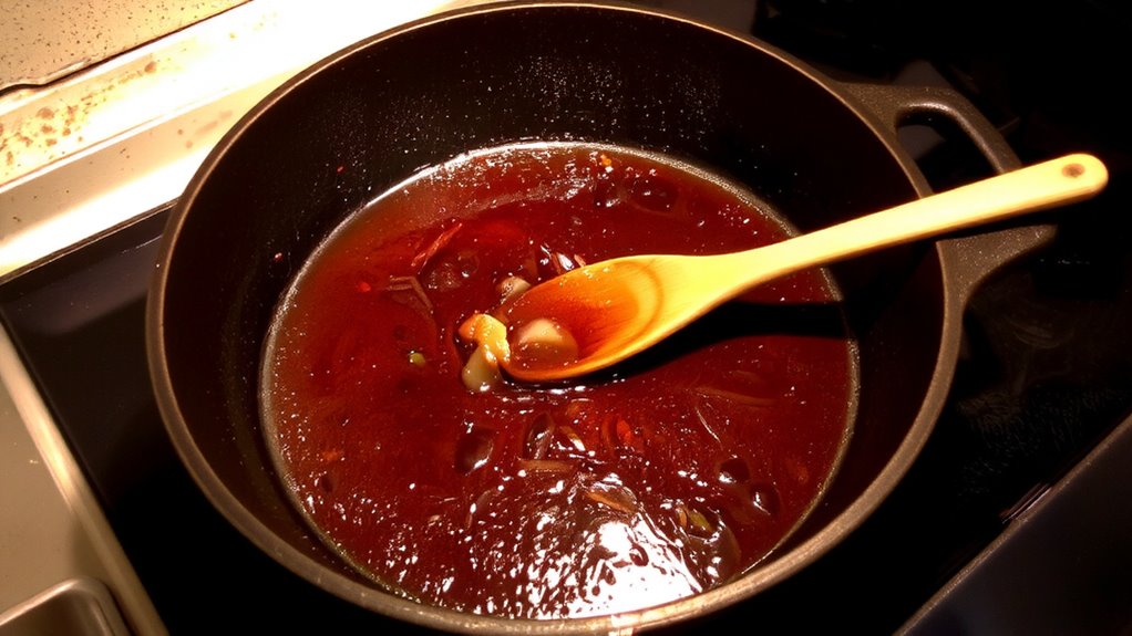 deglazing builds flavor from fond