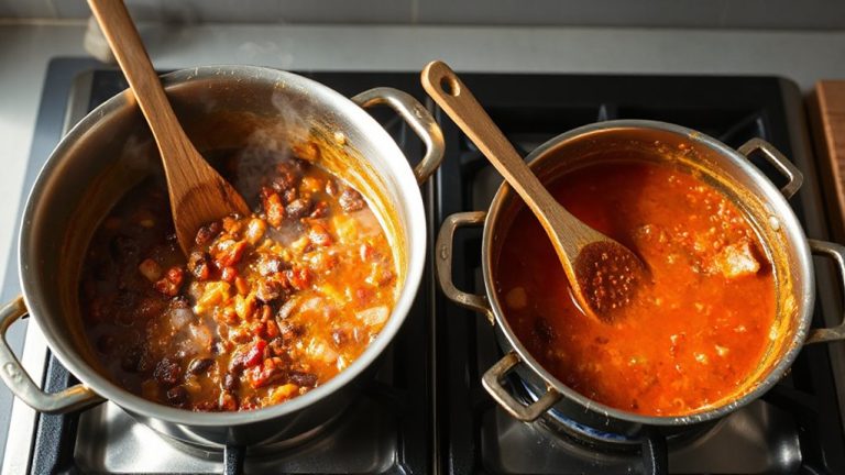 dual burner spicy chili simmer