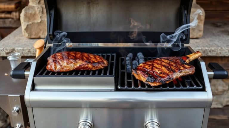 dual zone pellet charcoal cooking