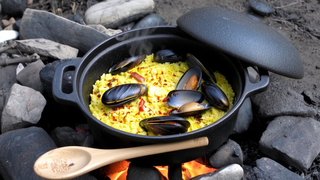 dutch oven paella mastery