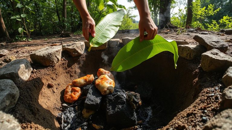 earth oven cooking techniques