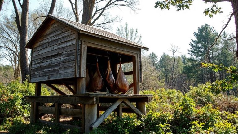 elevated smokehouses for rodent protection