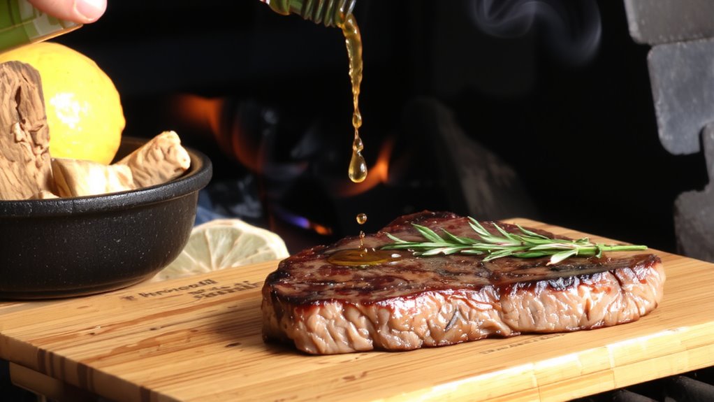 essential oils enhance wood fired flavor
