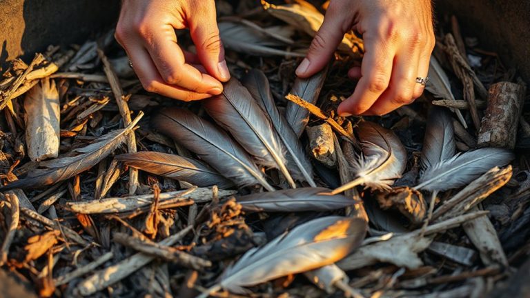 feather stacking for sustained heat