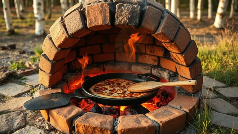 fire pit oven conversion