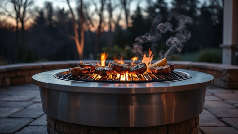 fire pits with grills