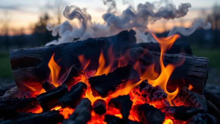 flame color smoke thickness