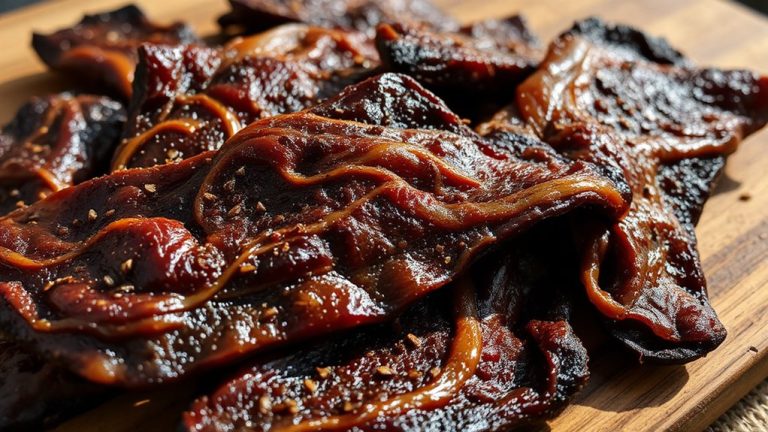 flavor packed dry beef jerky