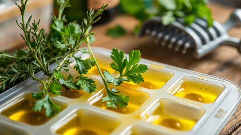 freeze herbs preserve flavor