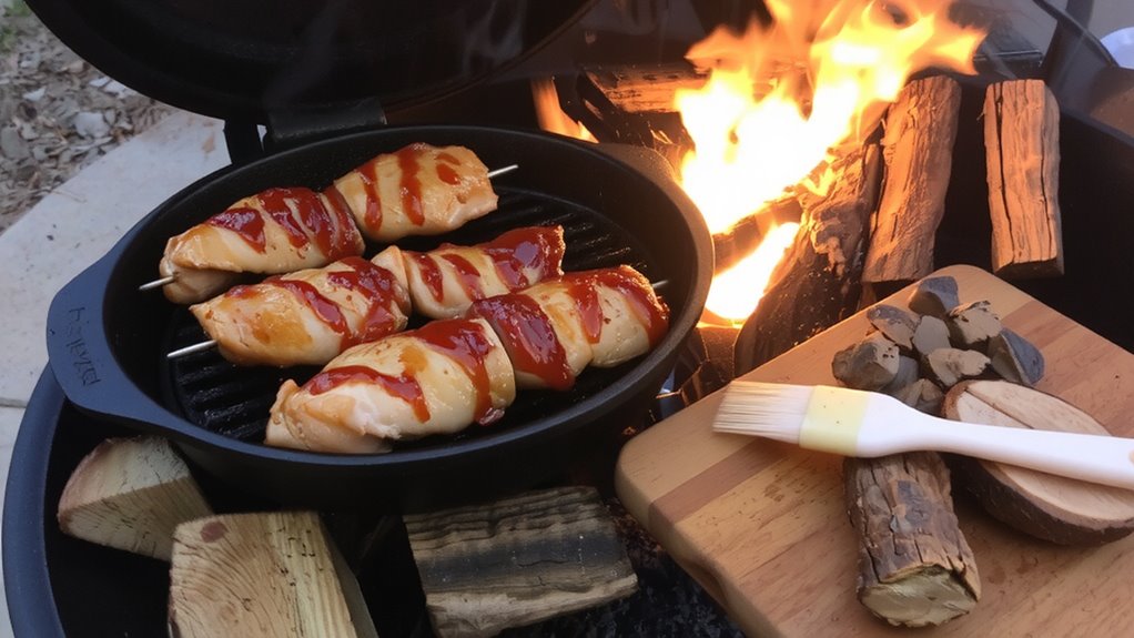 fruitwoods for delicate grilling