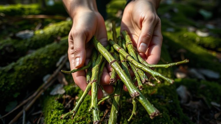 green wood roasting sticks