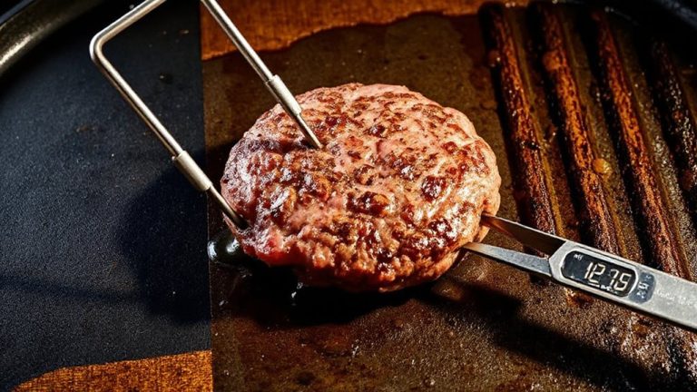 grill burgers by temperature