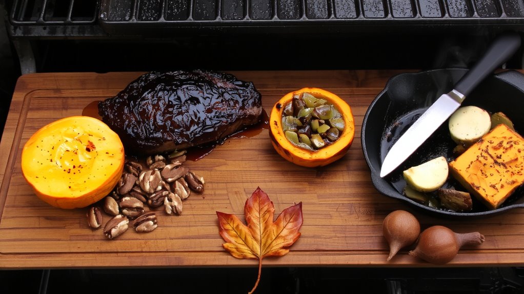 grill fall produce indirectly