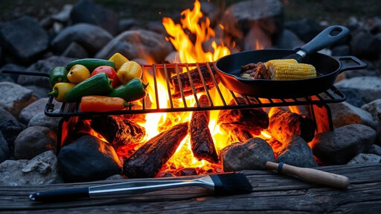 grill grate campfire cooking