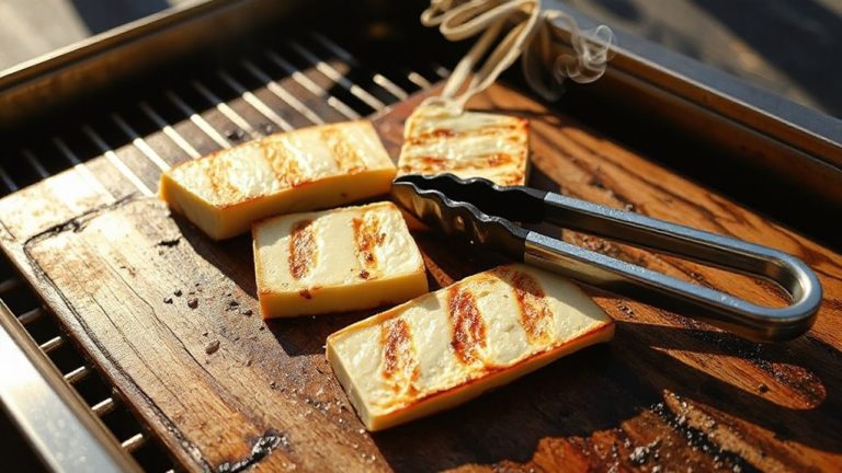 grill halloumi low heat