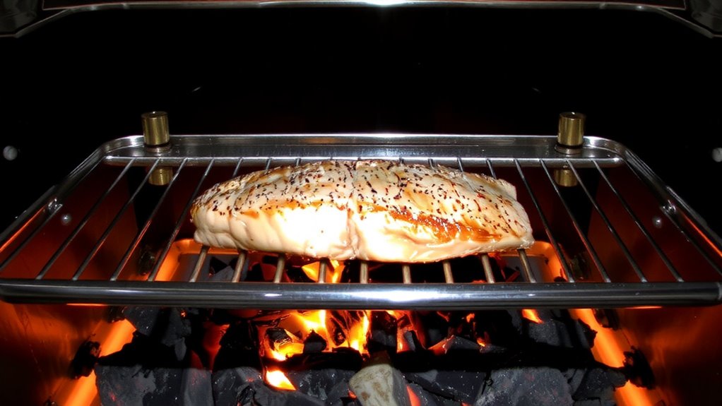 grill height controls cooking
