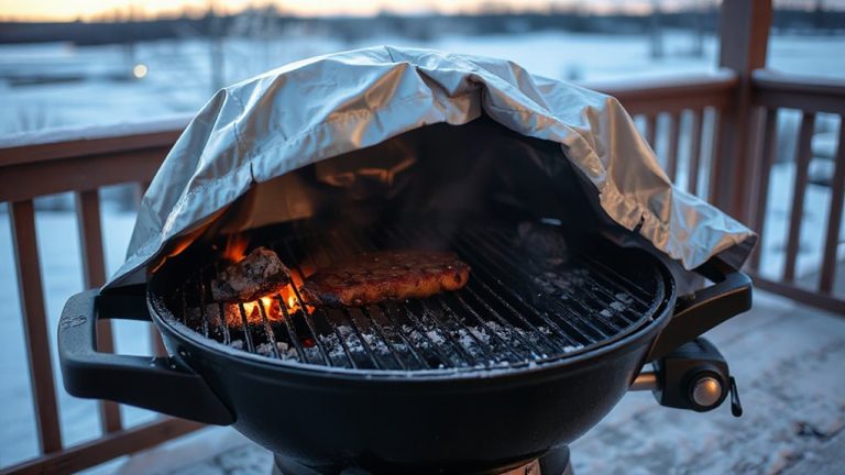 grill jacket for winter heat retention