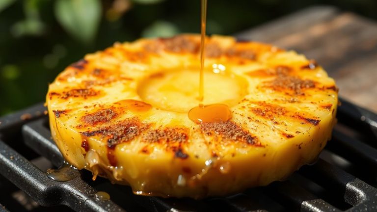 grill pineapple with cinnamon sugar