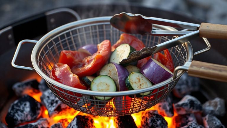 grill vegetables safely