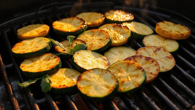 grill with oil salt
