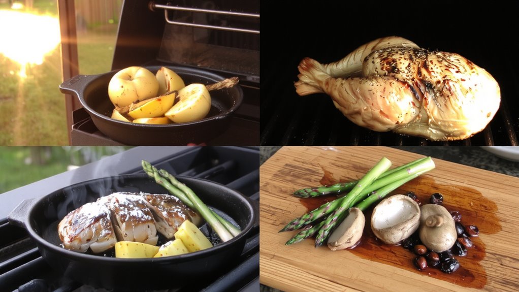 grill with seasonal precision