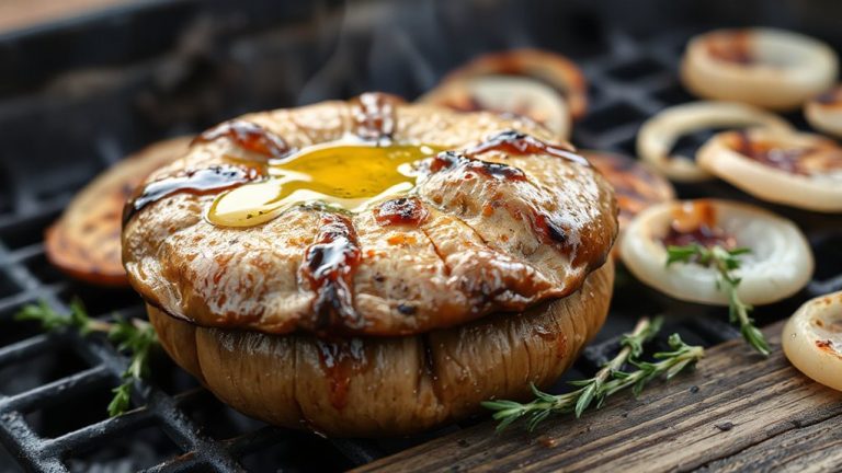 grilled portobello burger substitute